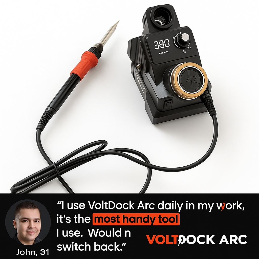 VoltDock Cordless Soldering Station