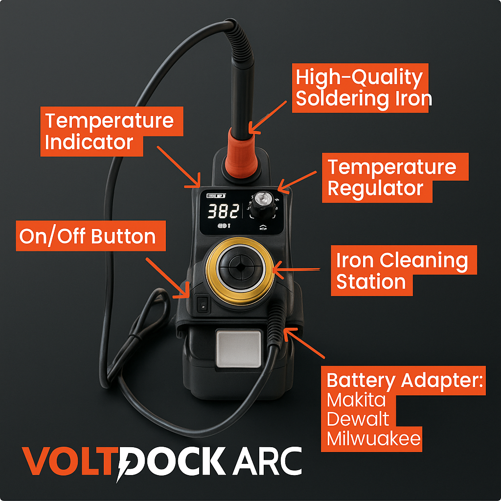 VoltDock Cordless Soldering Station